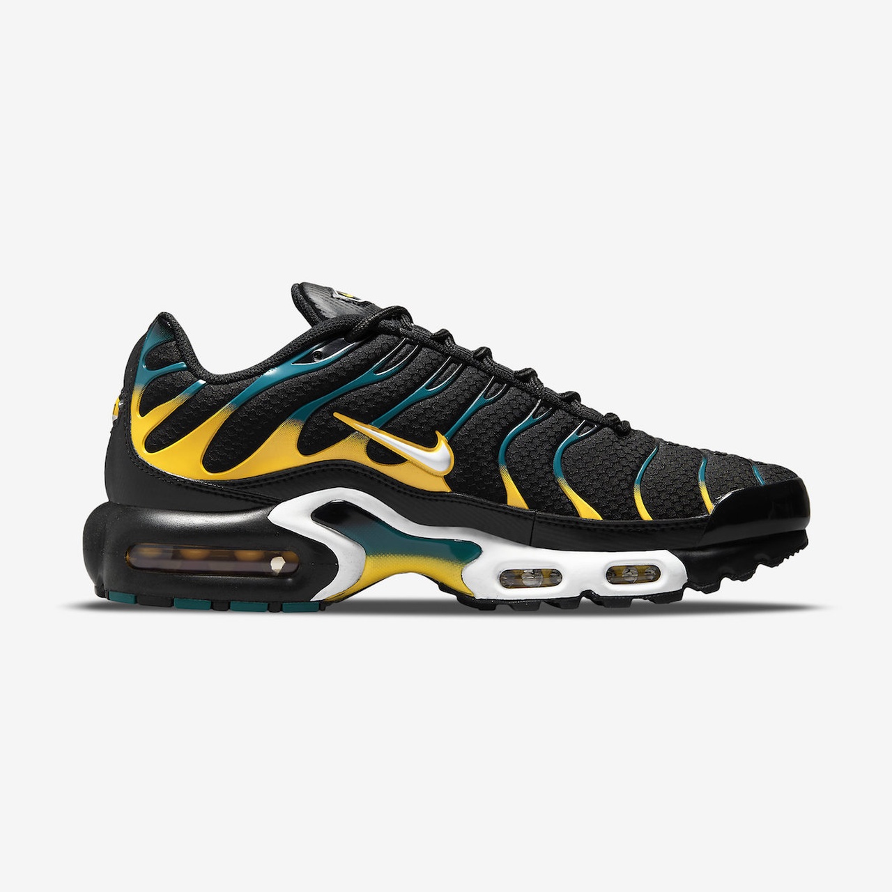Nike Air Max Plus Tn Black Teal Yellow — фото 1