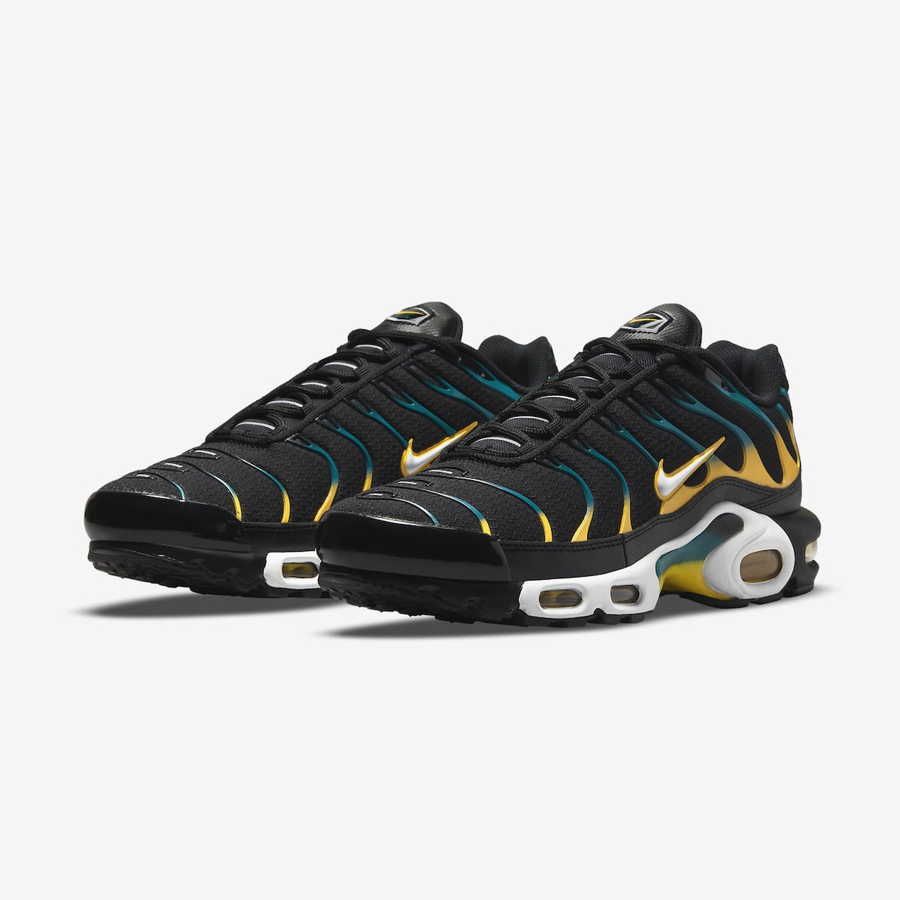 Nike Air Max Plus Tn Black Teal Yellow мініатюра 2
