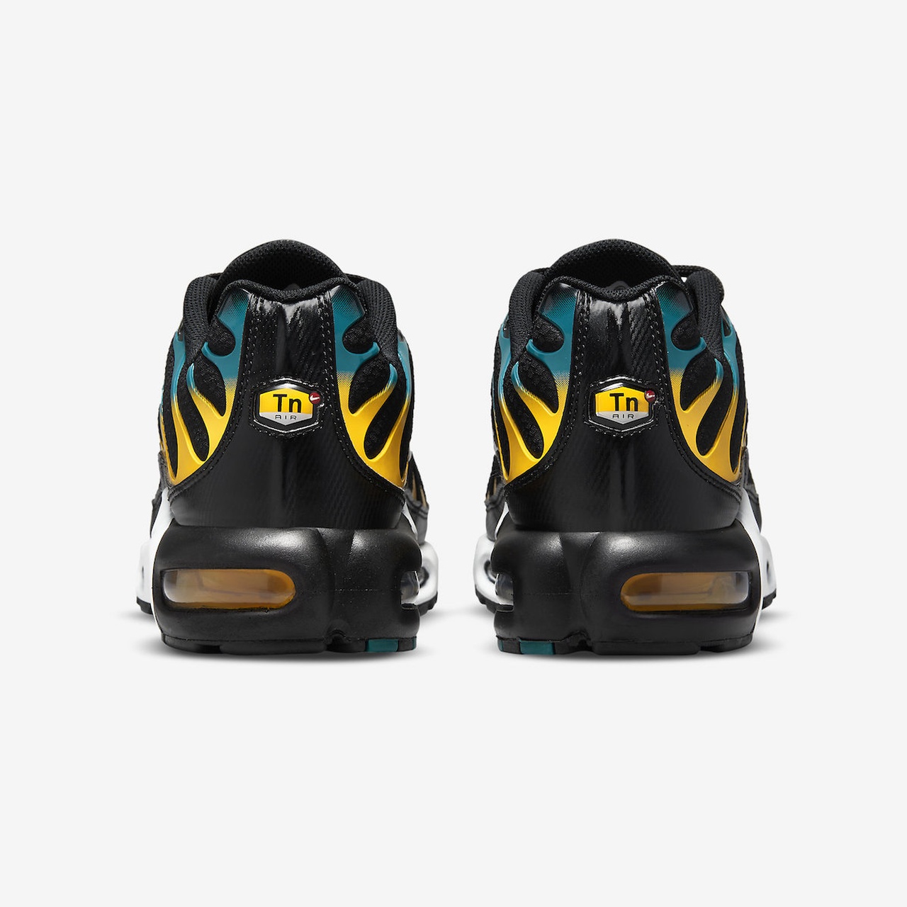 Nike Air Max Plus Tn Black Teal Yellow мініатюра 4
