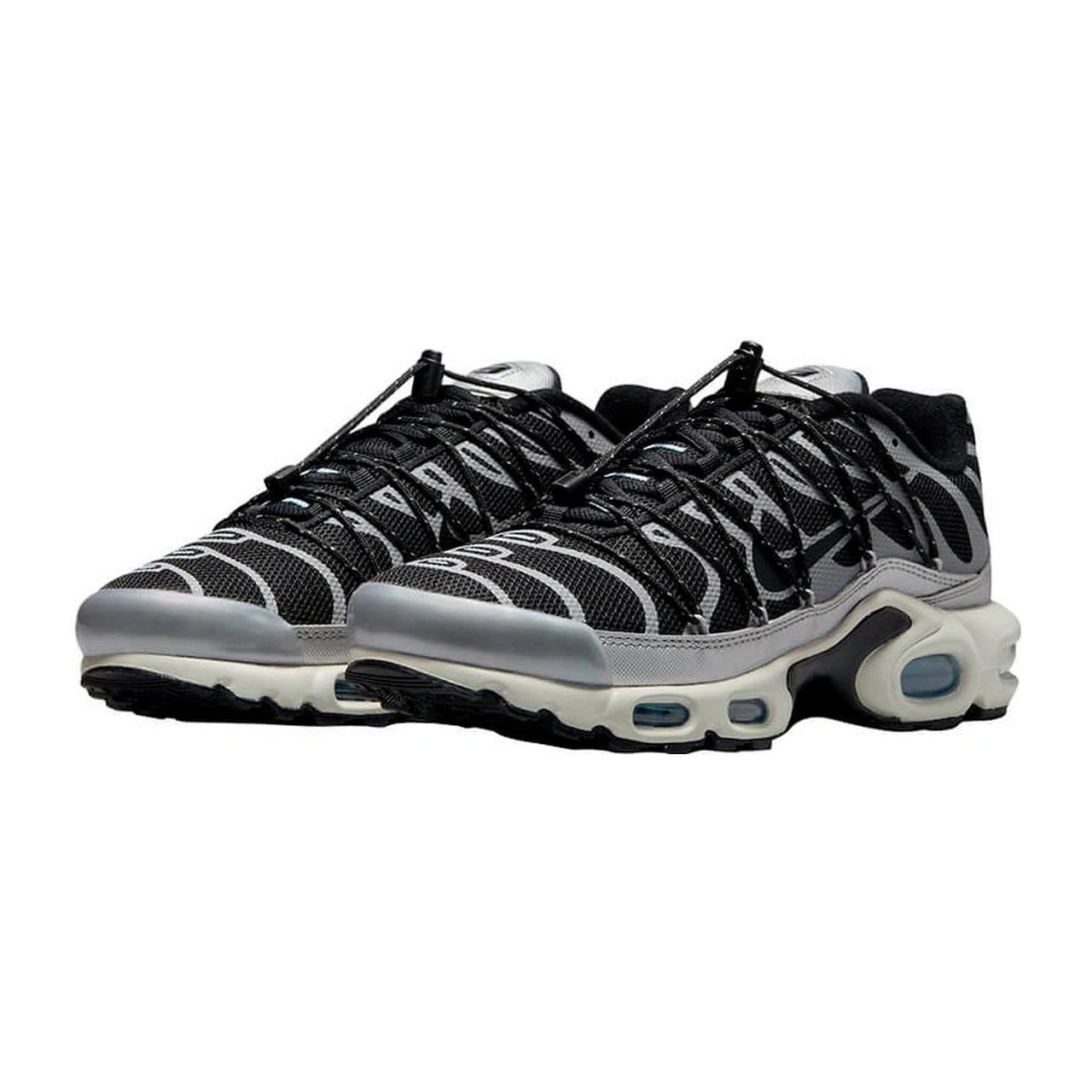 Nike Air Max Plus TN Lace Toggle White Black мініатюра 2